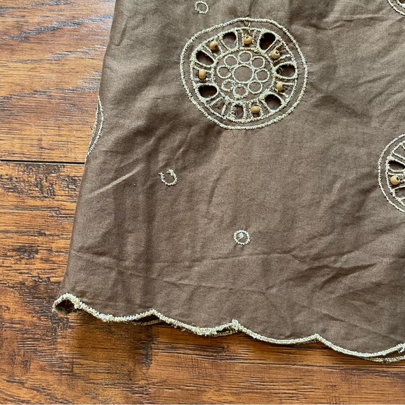 Ann Taylor LOFT Embroidered Beaded Skirt - Picture 8 of 12